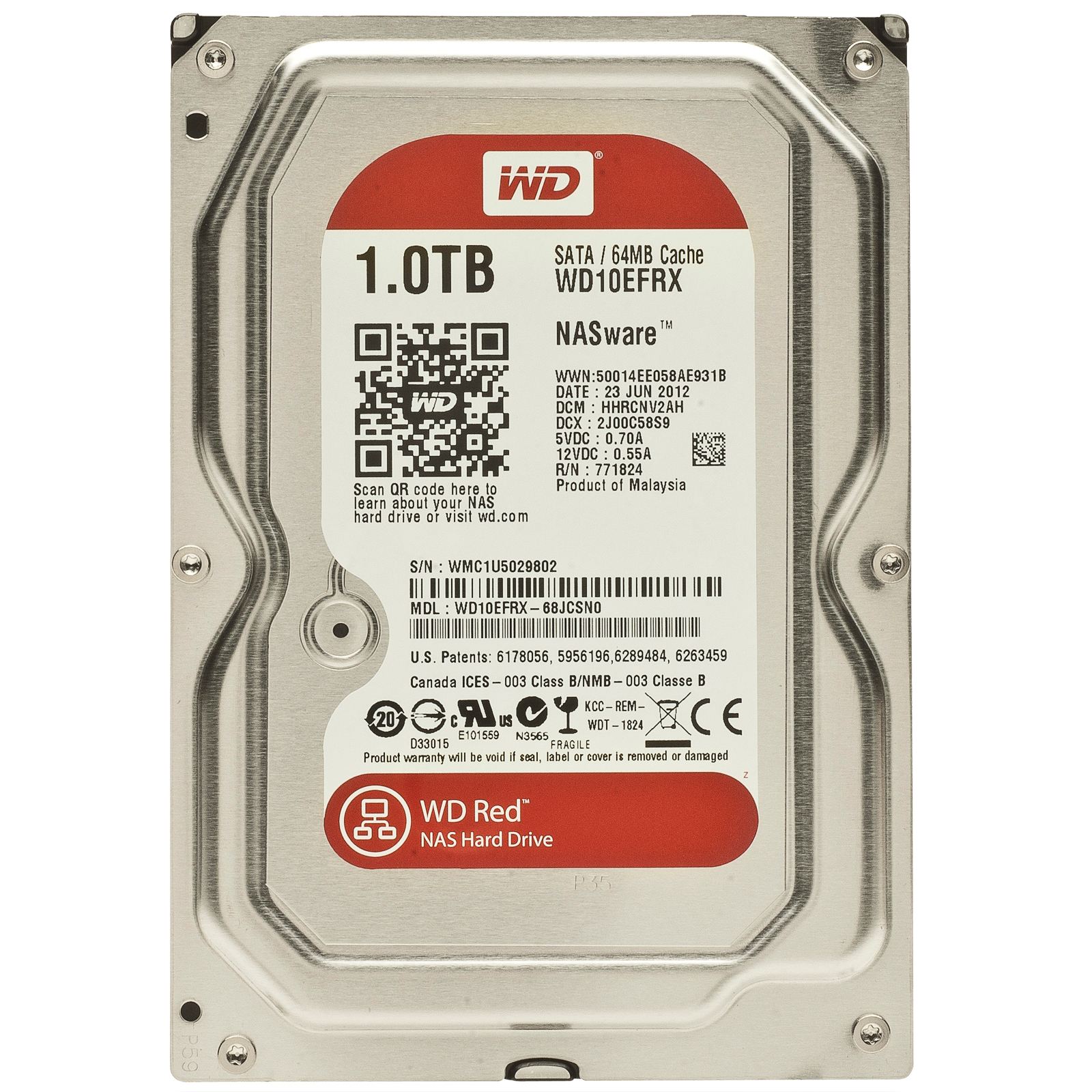 WD 1TB RED 3,5
