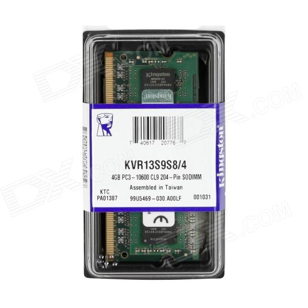 KINGSTON DDR3 4gb 1333mhz (PC3-10600) NB KVR13S9S8
