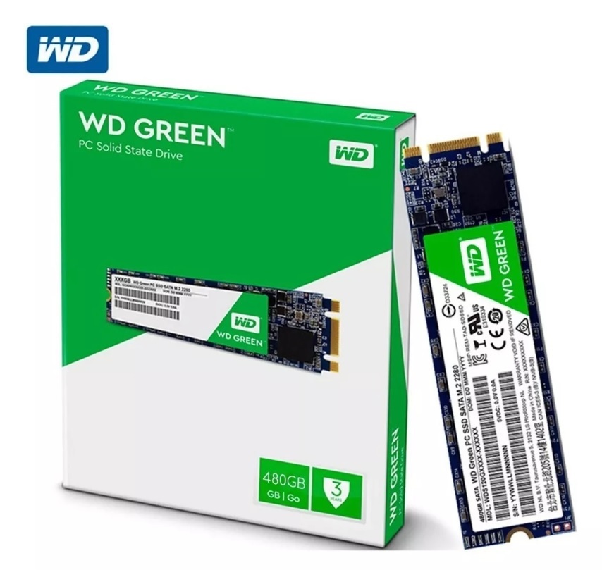 Western 480GB Digital Green SSD WDS480G2G0A Sata
