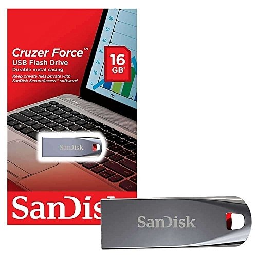 Sandisk Cruzer Force Metal USB Bellek 16...